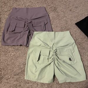 Set of 2 Tight Gym Shorts